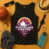 Cloudland Canyon State Park Georgia Ga Blue Ridge Mountains Tank Top thumb 4