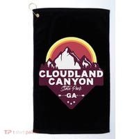Cloudland Canyon State Park Georgia Ga Blue Ridge Mountains Golf Towel thumb 0