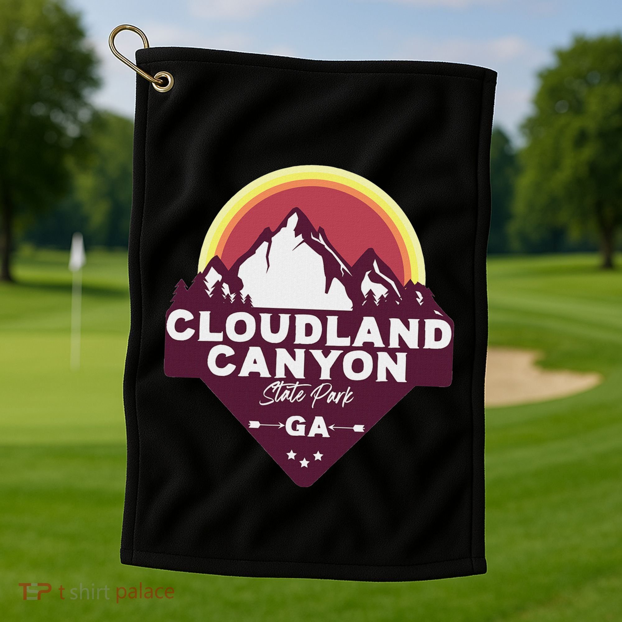 Cloudland Canyon State Park Georgia Ga Blue Ridge Mountains Golf Towel