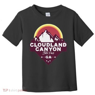 Cloudland Canyon State Park Georgia Ga Blue Ridge Mountains Toddler T-Shirt