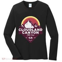 Cloudland Canyon State Park Georgia Ga Blue Ridge Mountains Women's Long Sleeve Shirt thumb 0