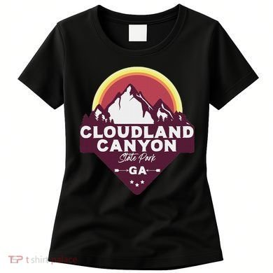 Cloudland Canyon State Park Georgia Ga Blue Ridge Mountains Women's T-Shirt