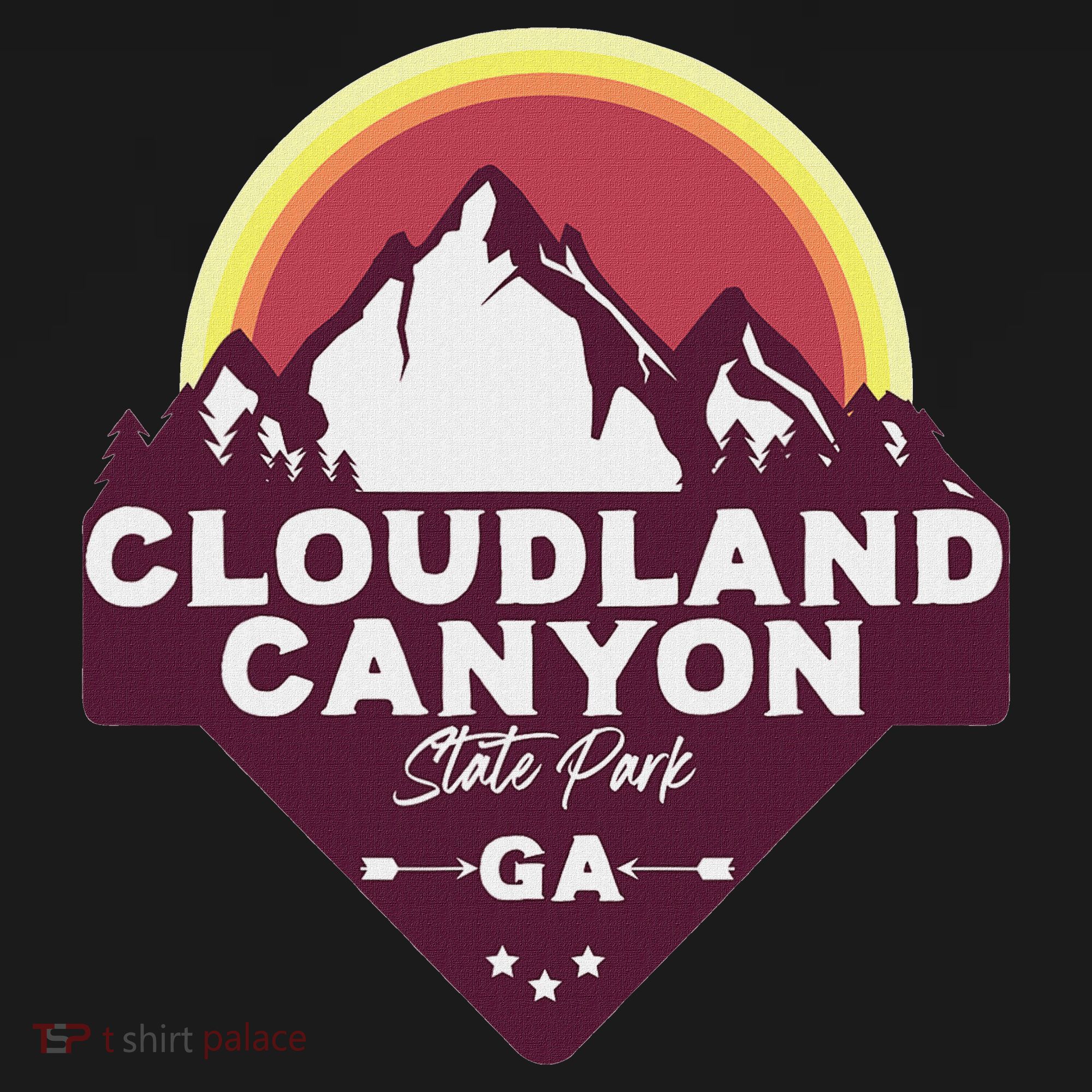 Cloudland Canyon State Park Georgia Ga Blue Ridge Mountains Kids Sweatshirt