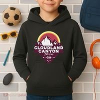 Cloudland Canyon State Park Georgia Ga Blue Ridge Mountains Kids Hoodie thumb 2