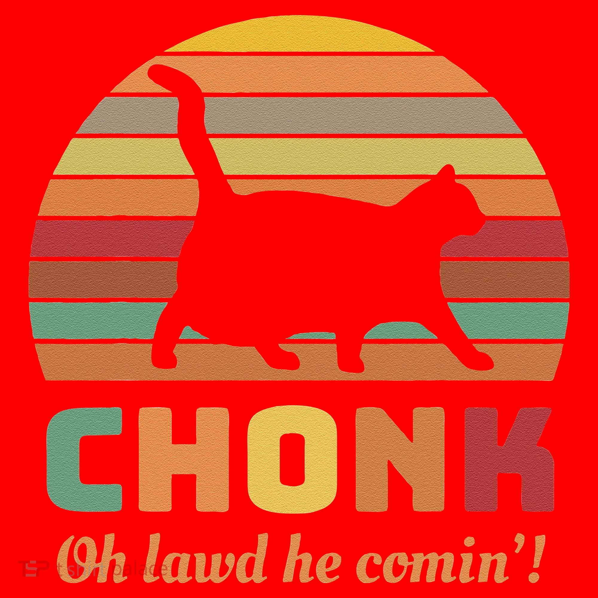 Chonk Cat Scale Meme Retro Oh Lawd He Comin Memes Santa Hat