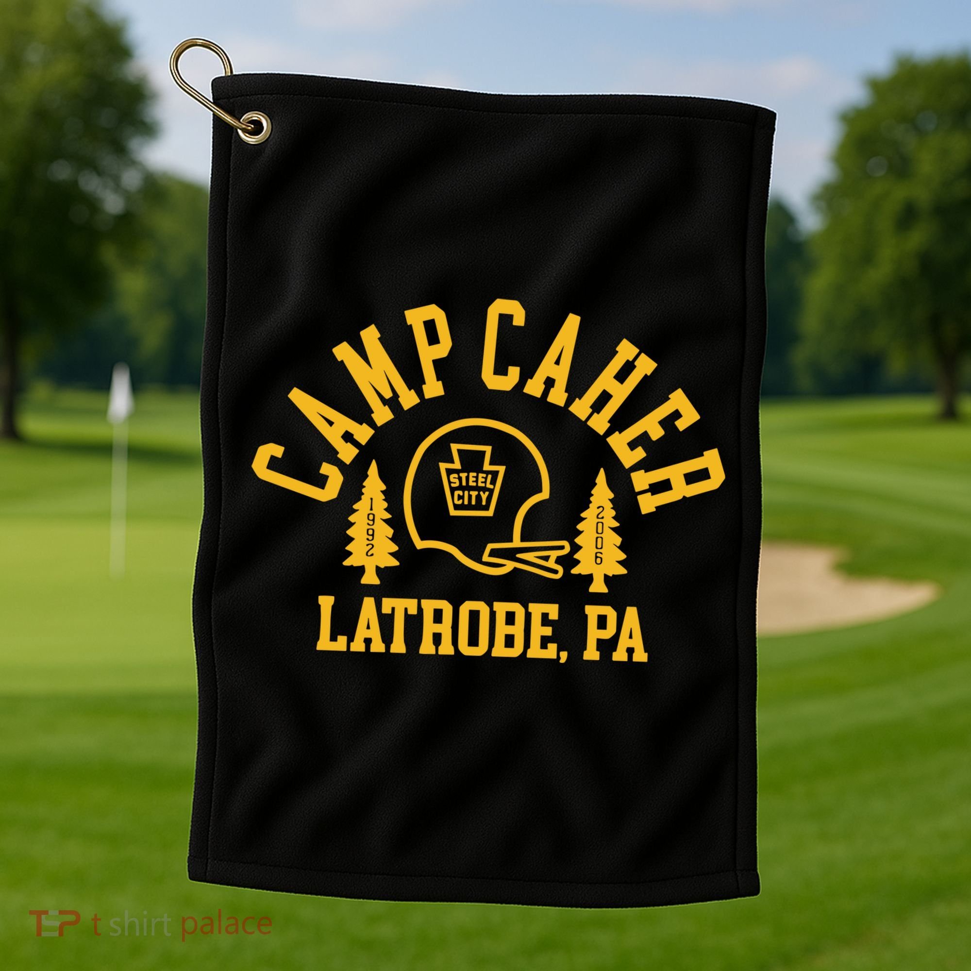 Camp Caher Steel City Latrobe Pa 1992 2006 Golf Towel