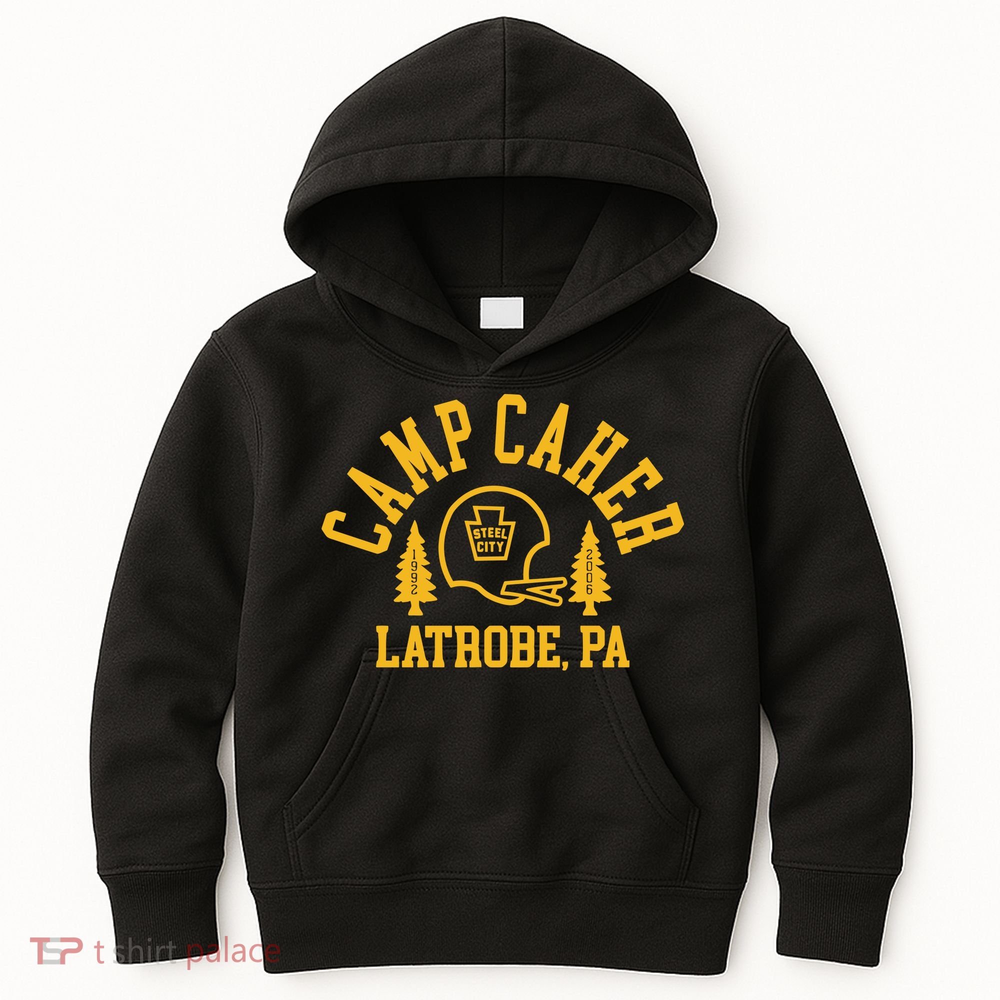 Camp Caher Steel City Latrobe Pa 1992 2006 Kids Hoodie