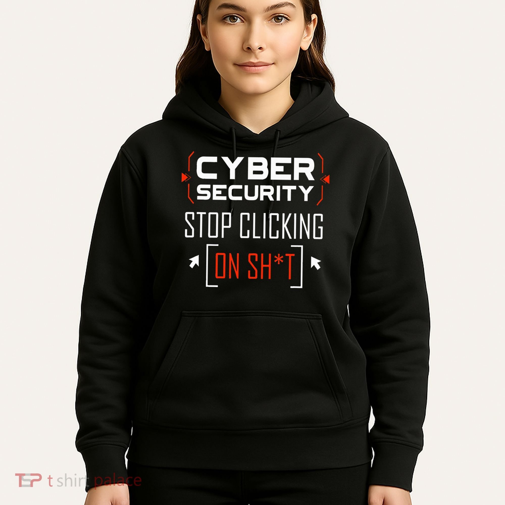 Cybersecurity Cyber Security DonT Click It Hacker Hoodie