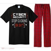 Cybersecurity Cyber Security DonT Click It Hacker Pajama Set thumb 0
