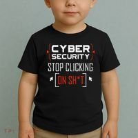 Cybersecurity Cyber Security DonT Click It Hacker Toddler T-Shirt thumb 2