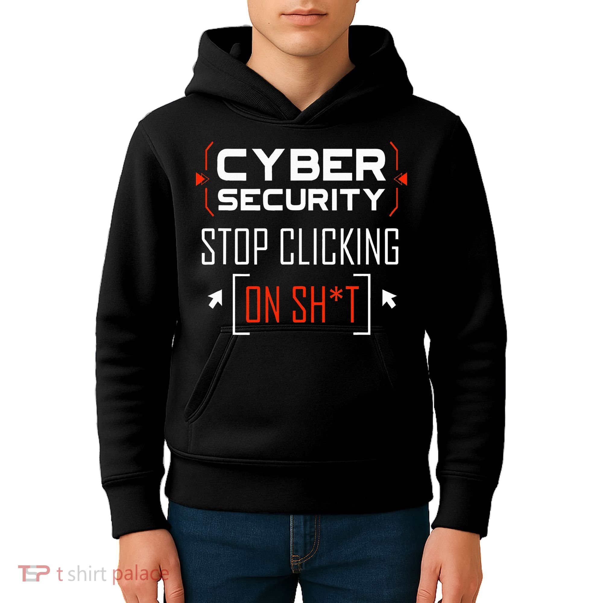 Cybersecurity Cyber Security DonT Click It Hacker Kids Hoodie