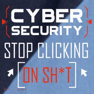 Cybersecurity Cyber Security DonT Click It Hacker Raglan Baseball Sleeve Shirt