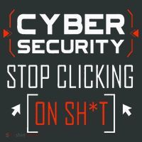 Cybersecurity Cyber Security DonT Click It Hacker Infant Baby Jersey Bodysuit thumb 2