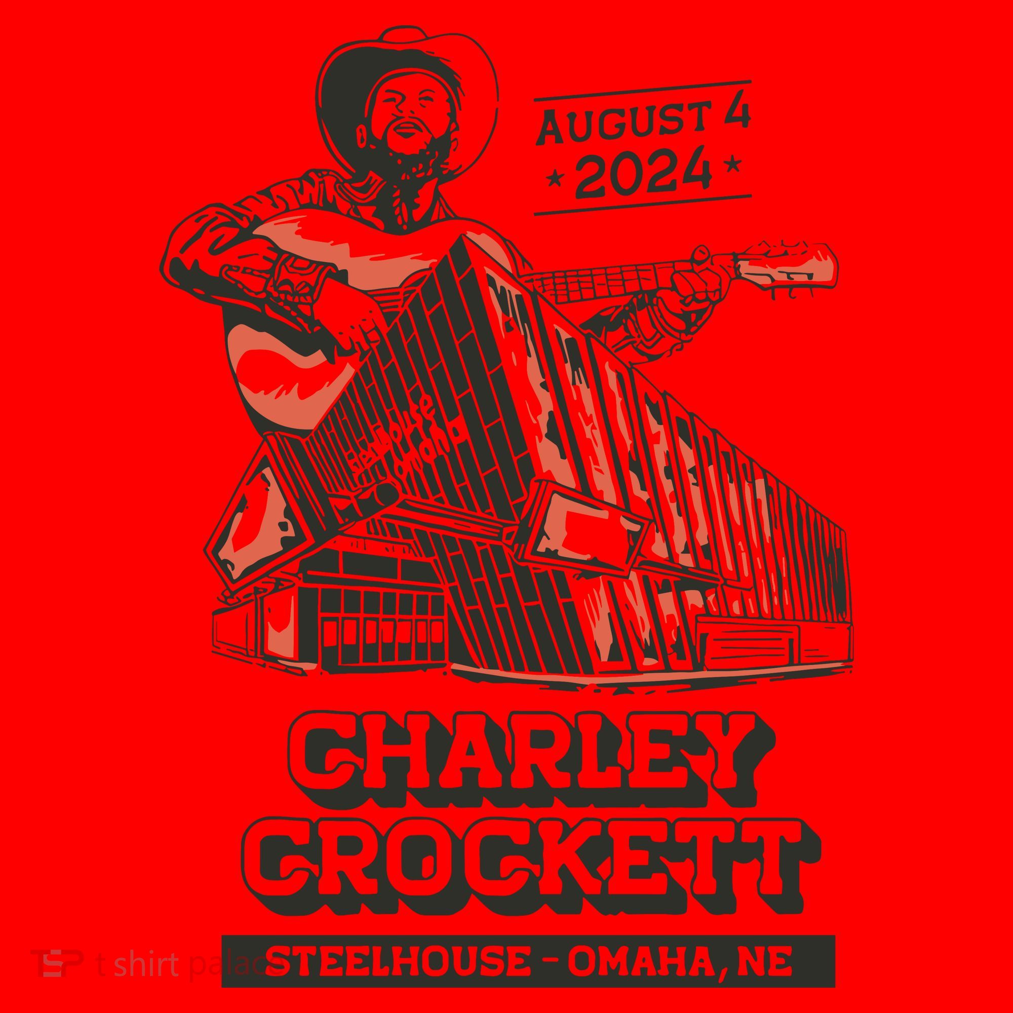 Charley Crockett Show In Omaha Ne On Aug 4 2024 Santa Hat