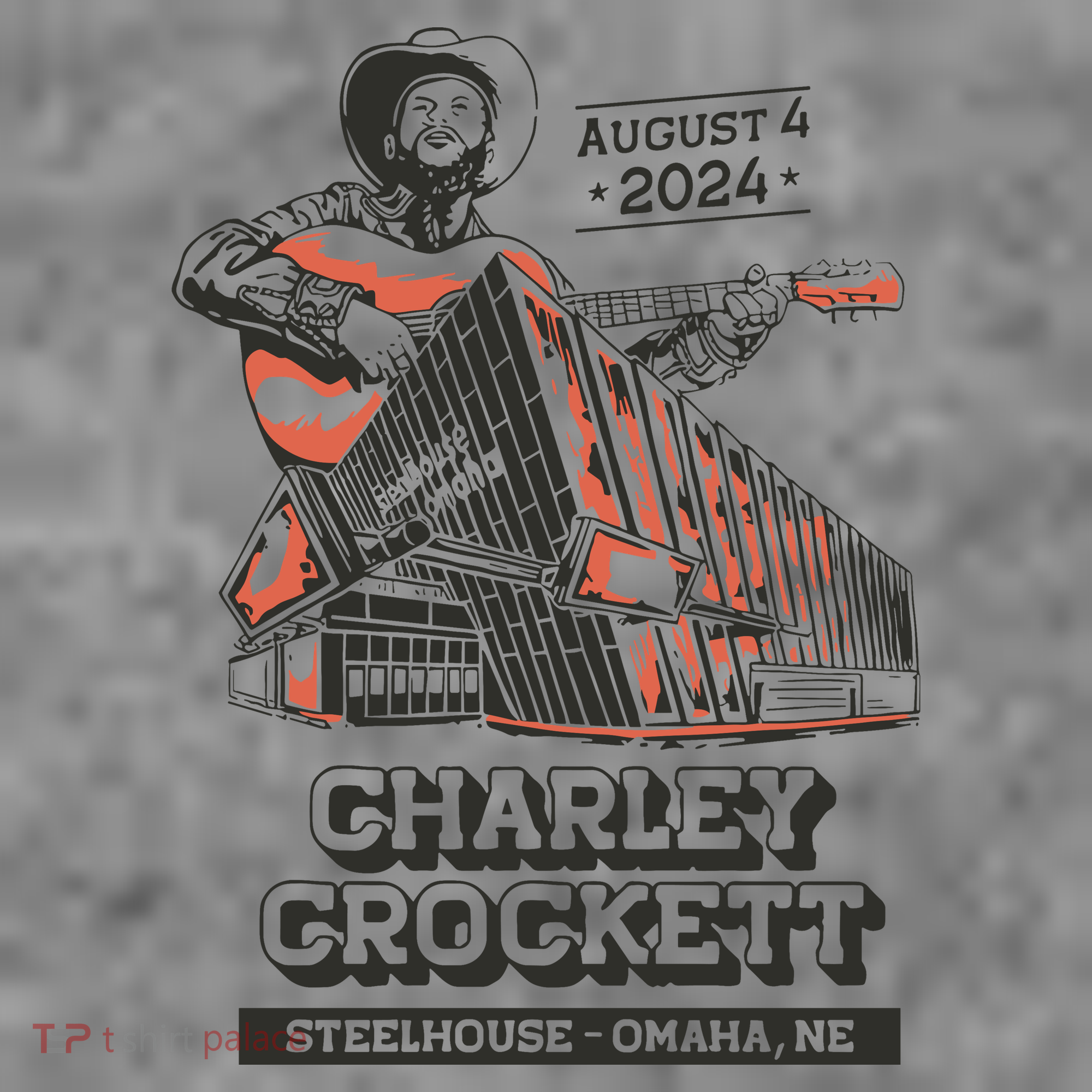 Charley Crockett Show In Omaha Ne On Aug 4 2024 Toddler Hoodie