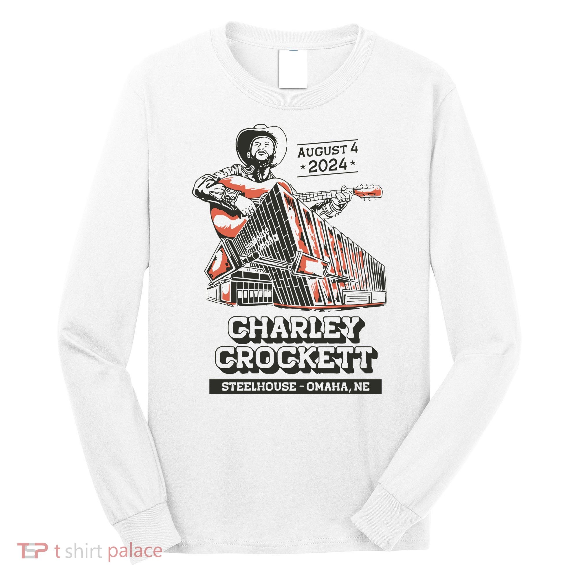 Charley Crockett Show In Omaha Ne On Aug 4 2024 Long Sleeve Shirt