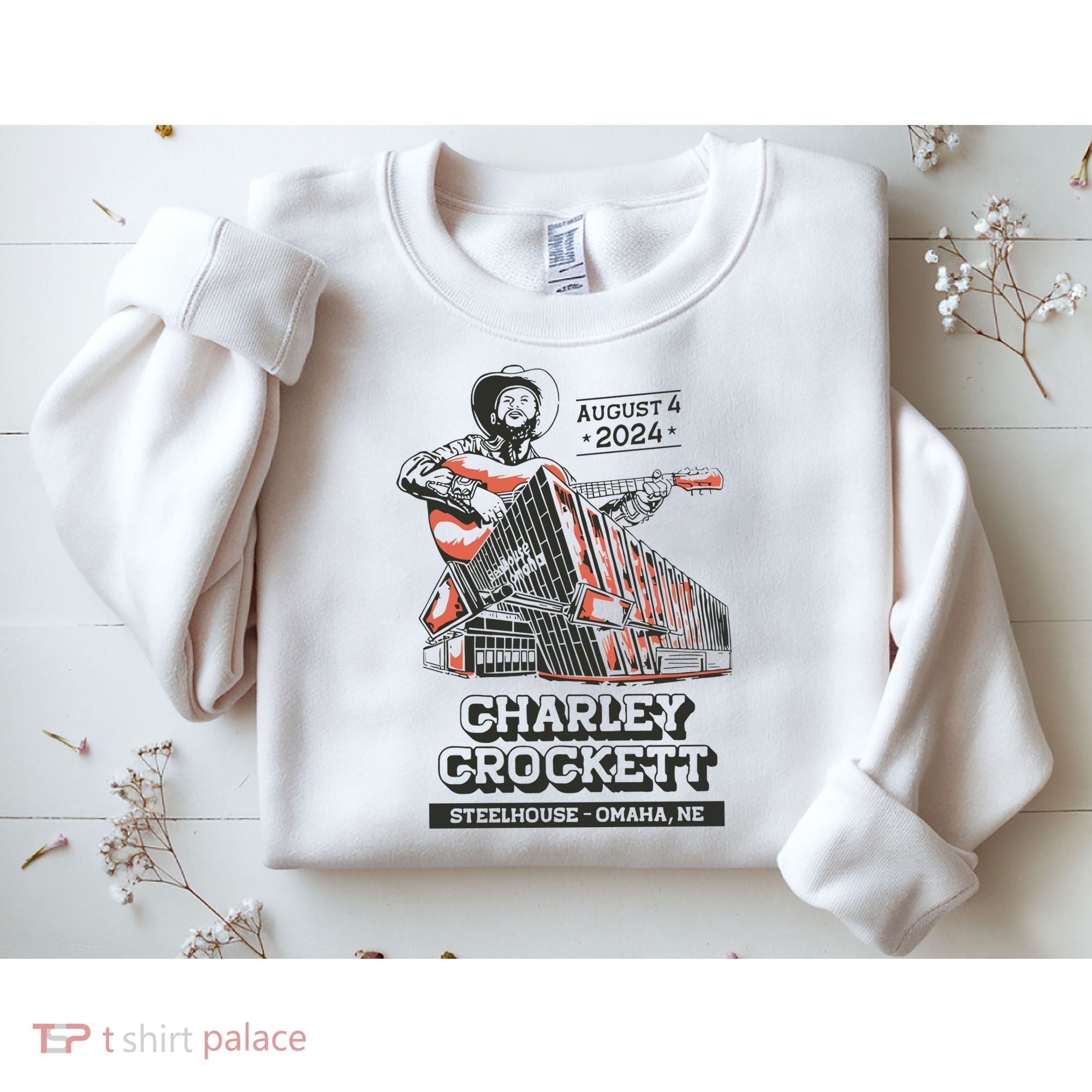 Charley Crockett Show In Omaha Ne On Aug 4 2024 Sweatshirt