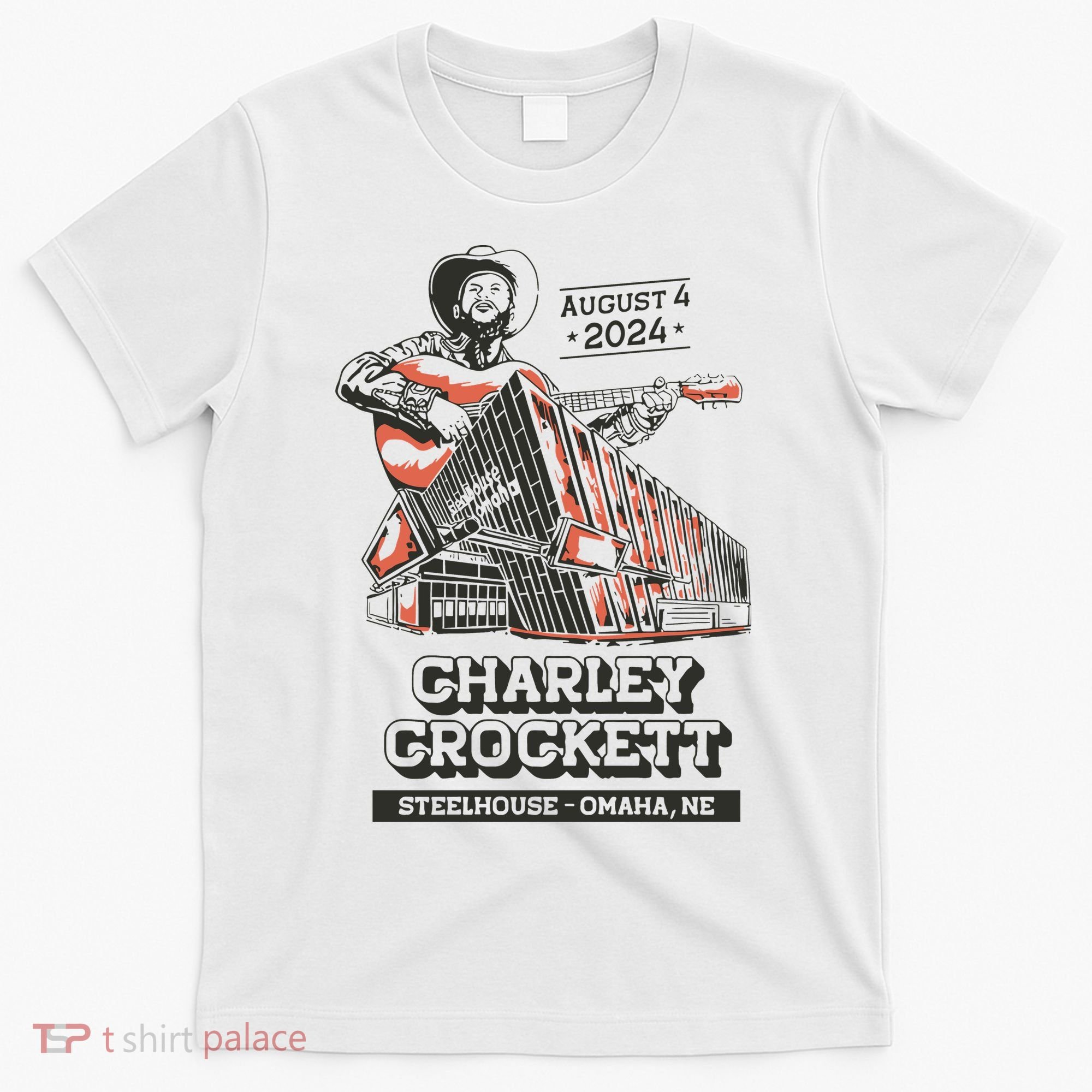 Charley Crockett Show In Omaha Ne On Aug 4 2024 T-Shirt