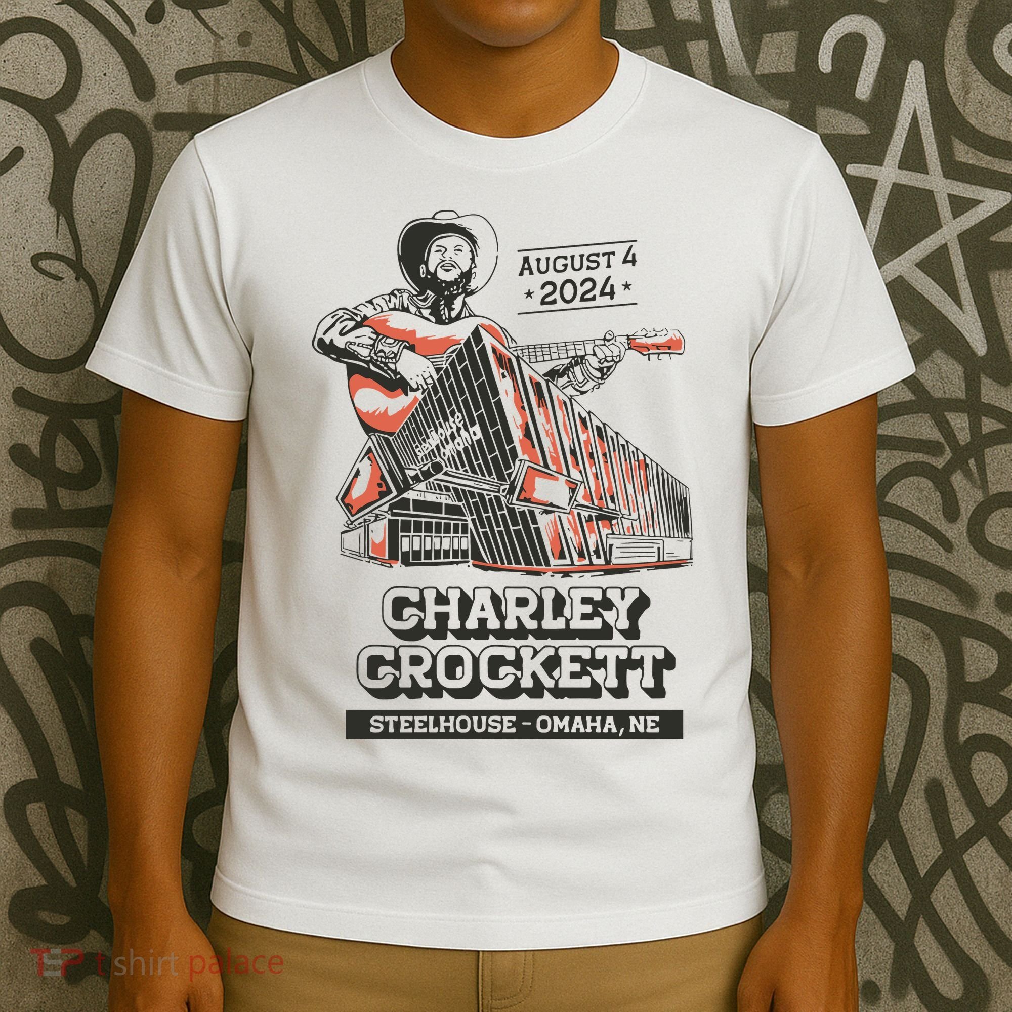 Charley Crockett Show In Omaha Ne On Aug 4 2024 T-Shirt