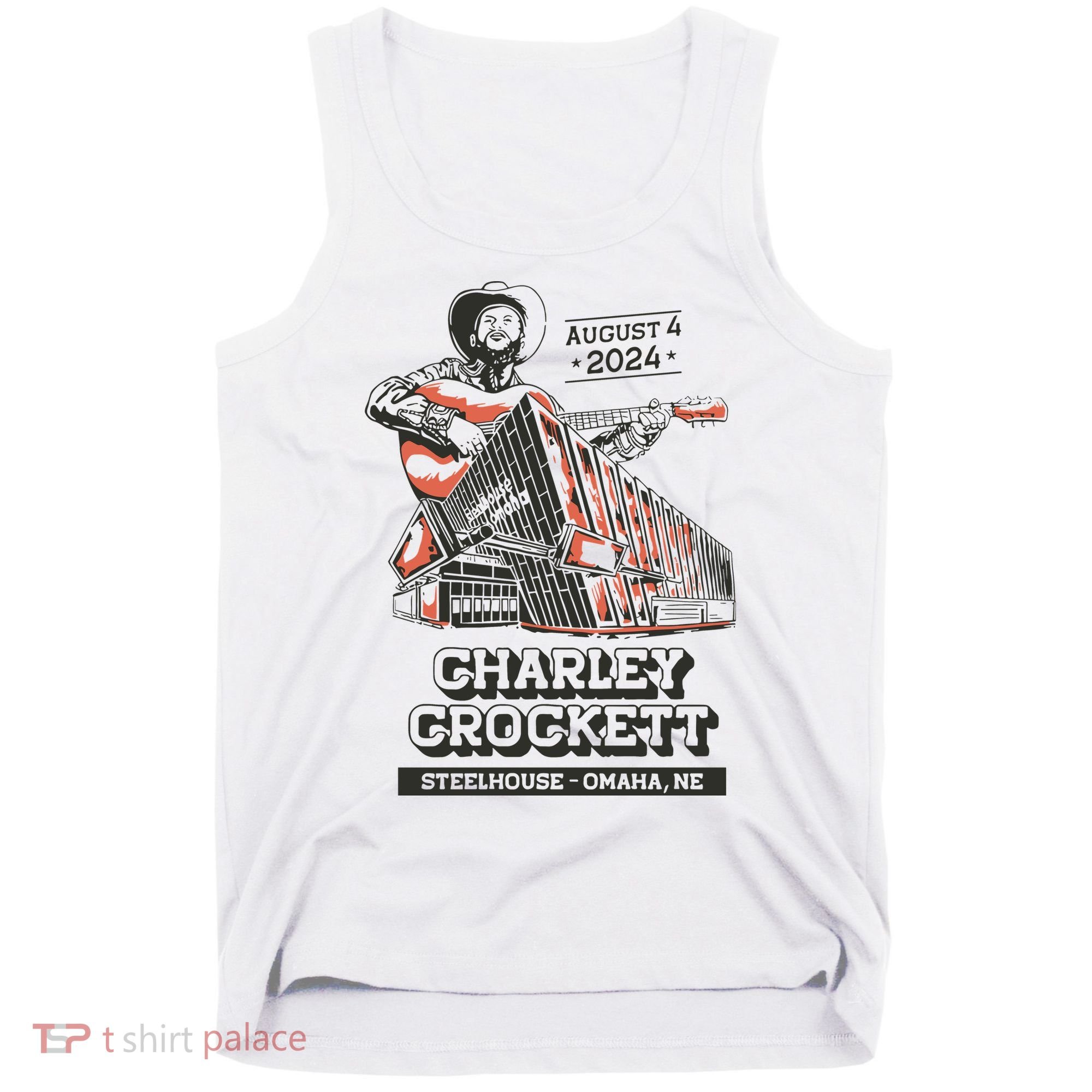 Charley Crockett Show In Omaha Ne On Aug 4 2024 Tank Top