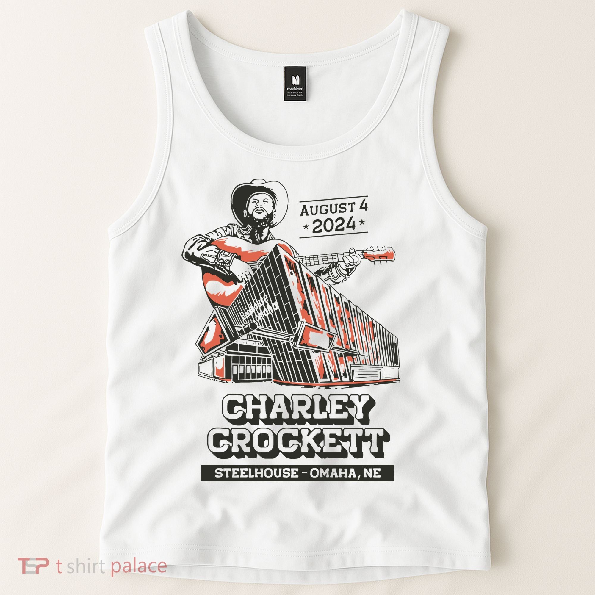 Charley Crockett Show In Omaha Ne On Aug 4 2024 Tank Top