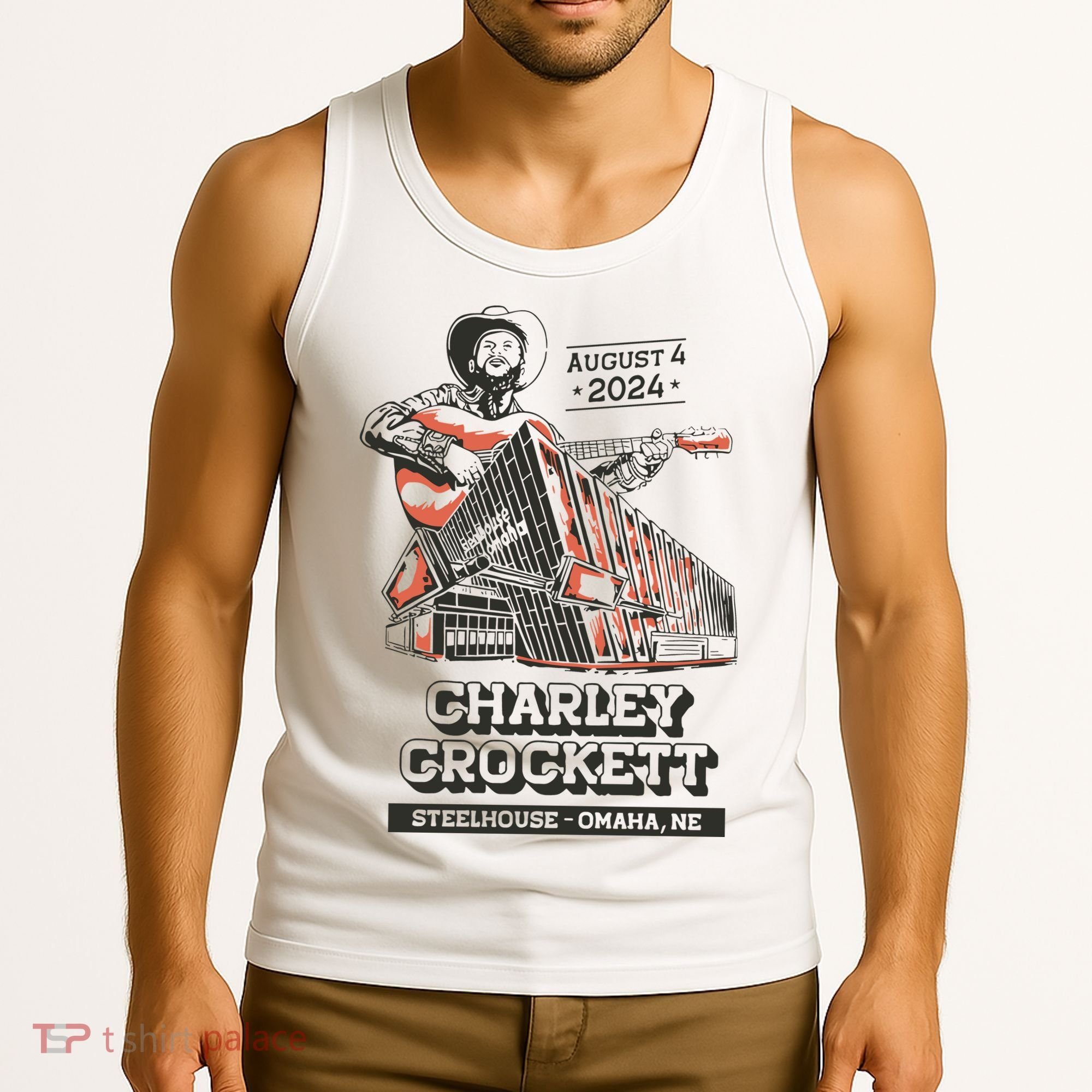 Charley Crockett Show In Omaha Ne On Aug 4 2024 Tank Top