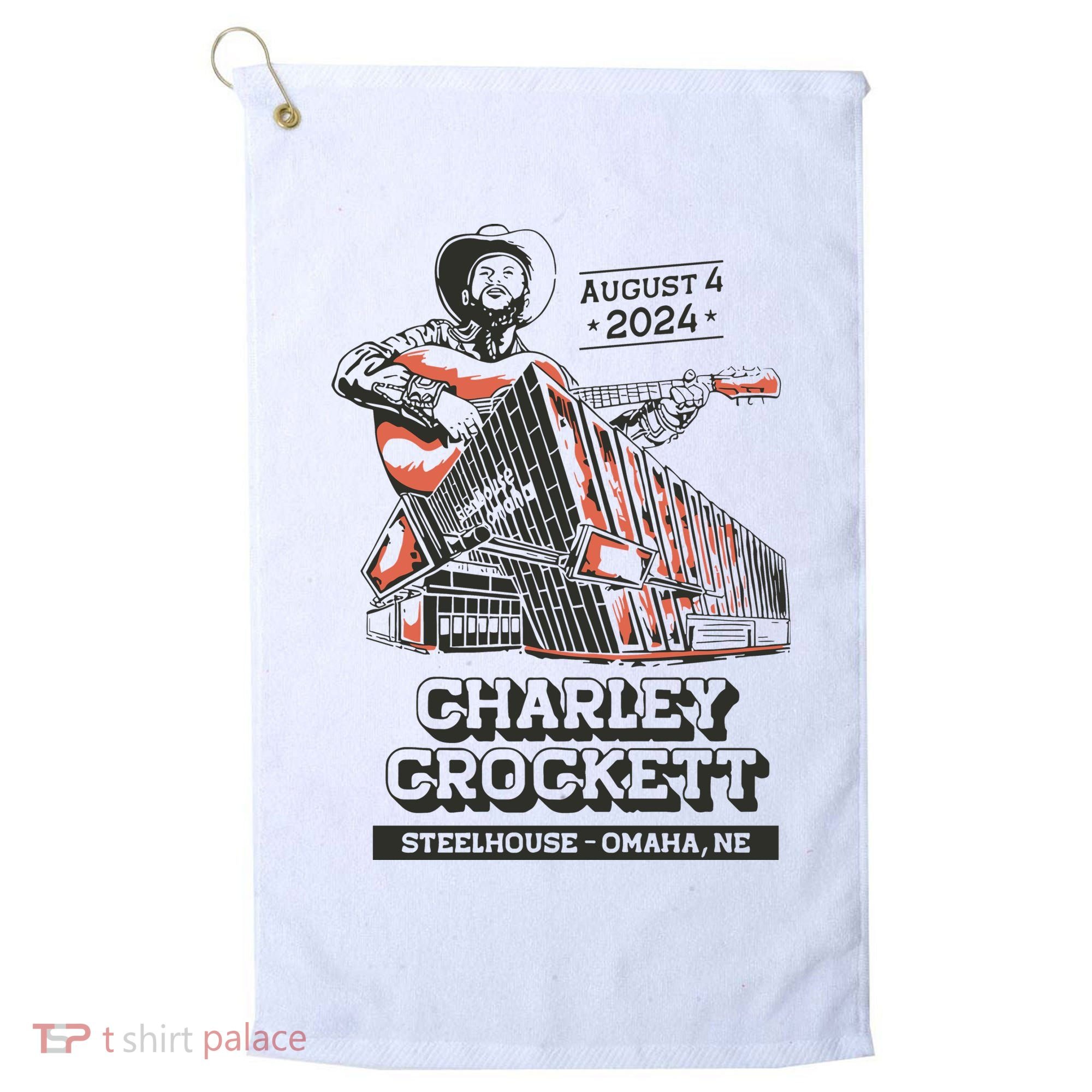 Charley Crockett Show In Omaha Ne On Aug 4 2024 Golf Towel