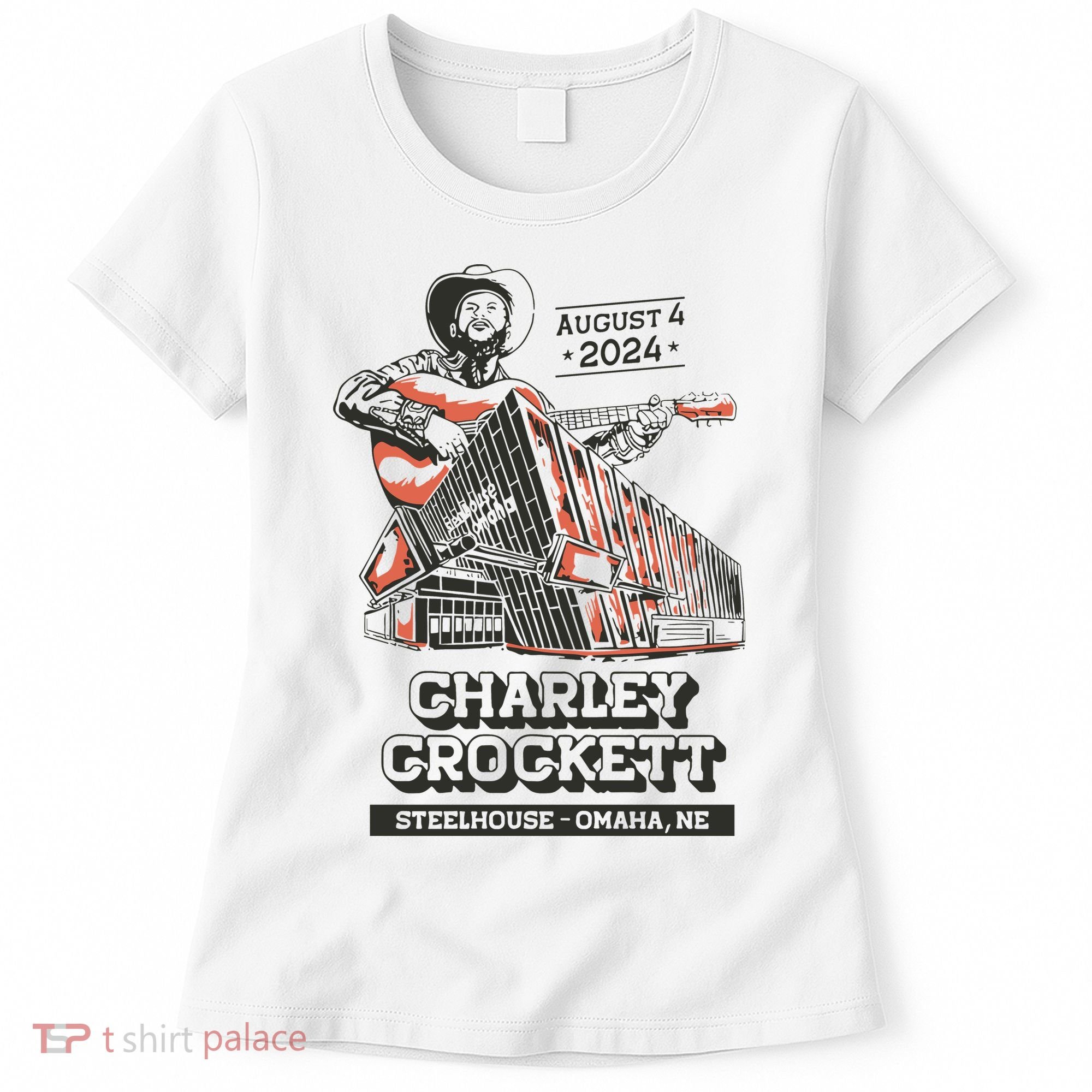 Charley Crockett Show In Omaha Ne On Aug 4 2024 Women's T-Shirt