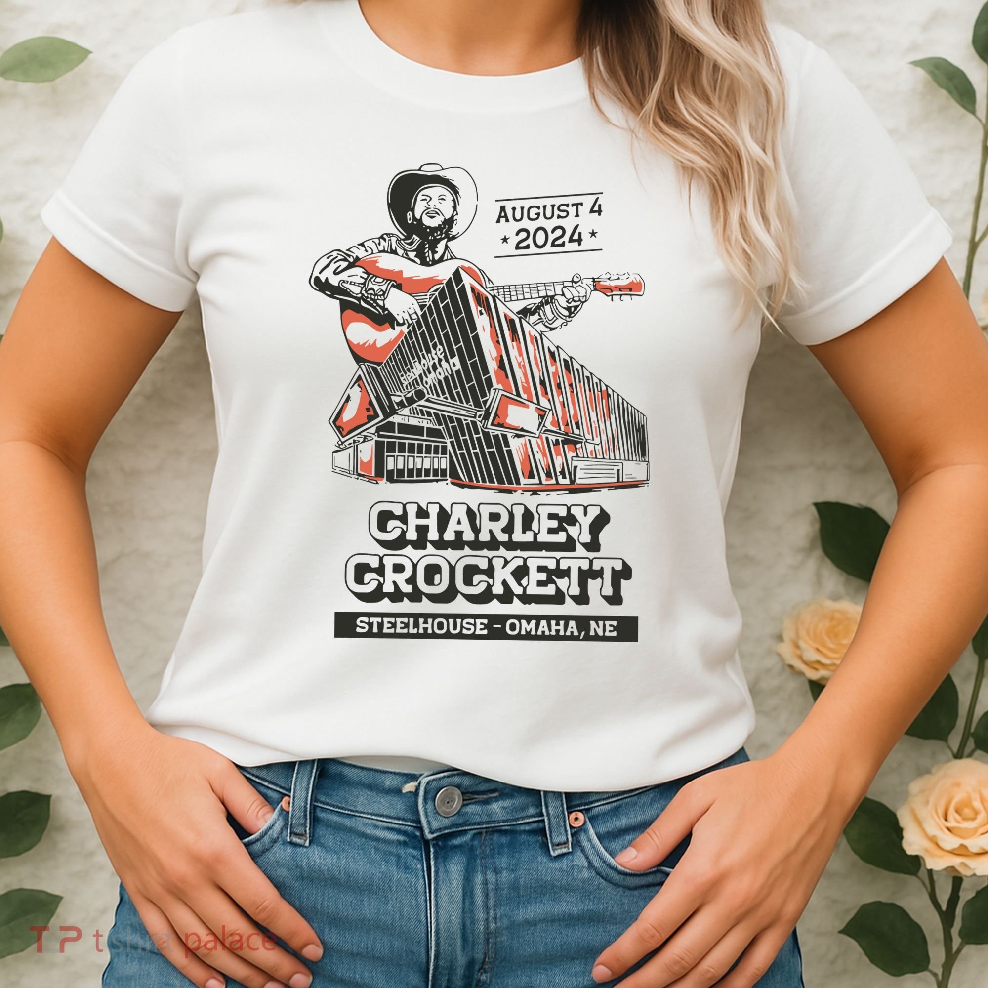 Charley Crockett Show In Omaha Ne On Aug 4 2024 Women's T-Shirt