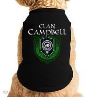 Clan Campbell Surname Scottish Clan Crest Tartan Badge Doggie Tank thumb 0