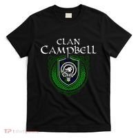 Clan Campbell Surname Scottish Clan Crest Tartan Badge T-Shirt thumb 0