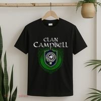 Clan Campbell Surname Scottish Clan Crest Tartan Badge T-Shirt thumb 2
