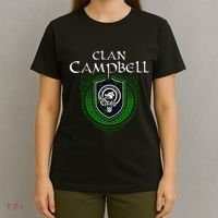 Clan Campbell Surname Scottish Clan Crest Tartan Badge T-Shirt thumb 4