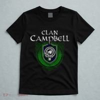 Clan Campbell Surname Scottish Clan Crest Tartan Badge T-Shirt thumb 5