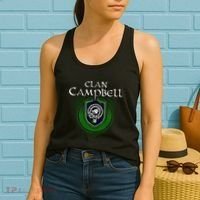 Clan Campbell Surname Scottish Clan Crest Tartan Badge Women's Tank Top thumb 2