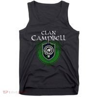 Clan Campbell Surname Scottish Clan Crest Tartan Badge Tank Top thumb 0