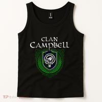 Clan Campbell Surname Scottish Clan Crest Tartan Badge Tank Top thumb 2