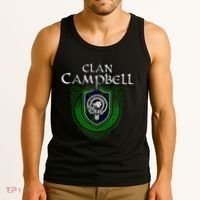 Clan Campbell Surname Scottish Clan Crest Tartan Badge Tank Top thumb 3