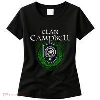 Clan Campbell Surname Scottish Clan Crest Tartan Badge Women's T-Shirt thumb 0