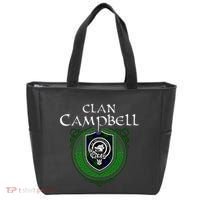 Clan Campbell Surname Scottish Clan Crest Tartan Badge Tote Bag thumb 0