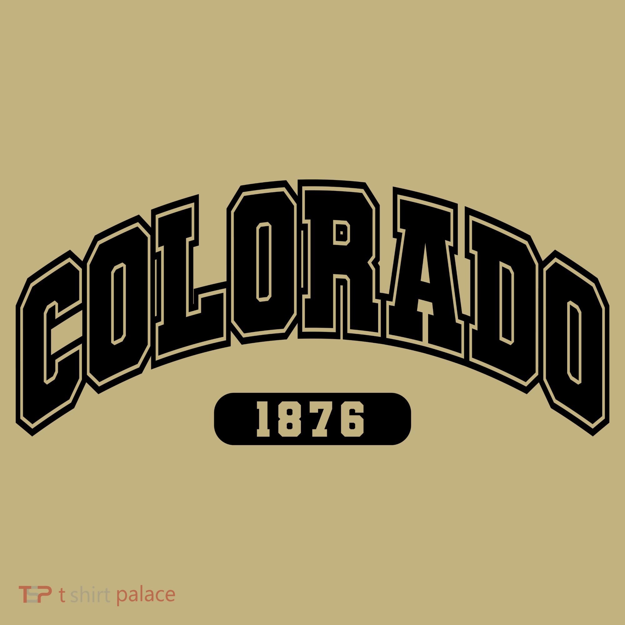 Colorado Collegiate Style 1876 T-Shirt