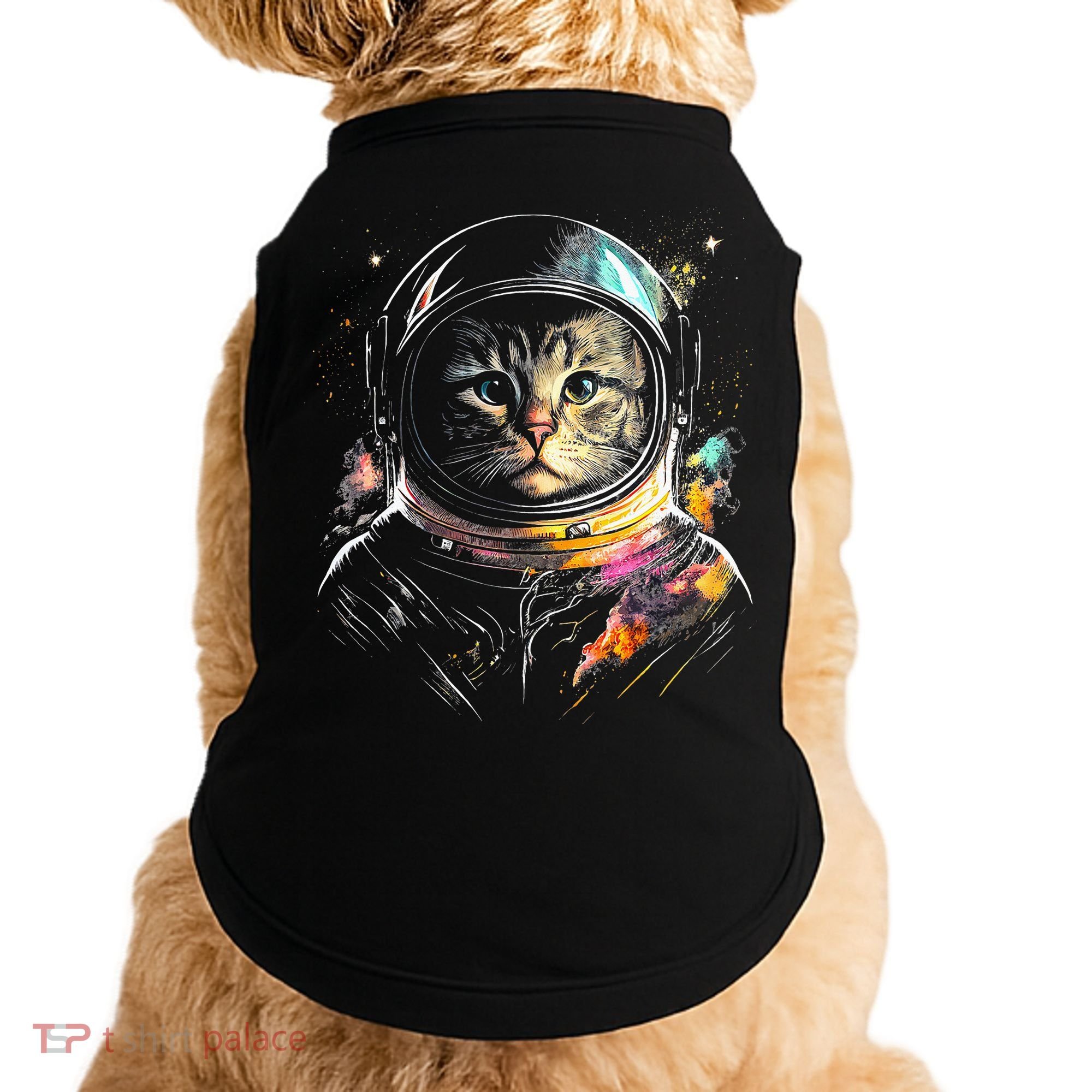 Cosmic Cat Space Astrocat In The Galaxy Graphic Doggie Tank