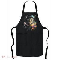 Cosmic Cat Space Astrocat In The Galaxy Graphic Apron thumb 0
