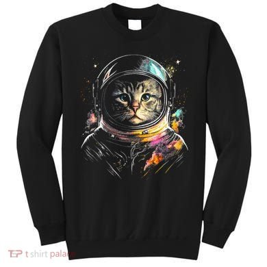 Cosmic Cat Space Astrocat In The Galaxy Graphic Sweatshirt