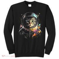 Cosmic Cat Space Astrocat In The Galaxy Graphic Sweatshirt thumb 0