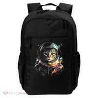 Cosmic Cat Space Astrocat In The Galaxy Graphic Backpack thumb 0