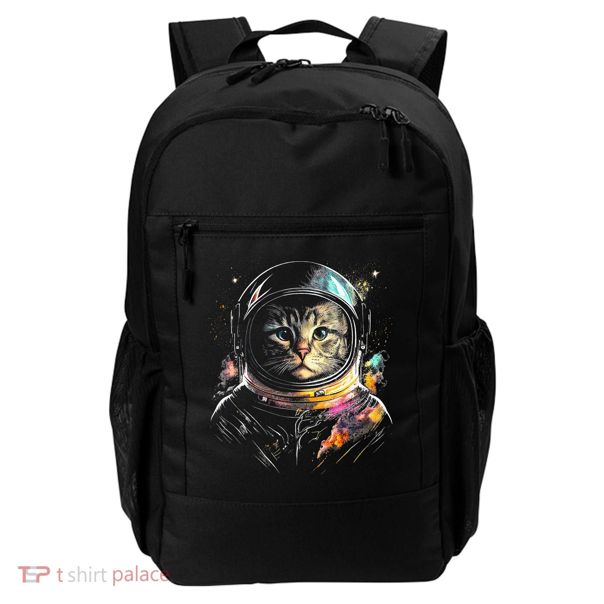 Cosmic Cat Space Astrocat In The Galaxy Graphic Backpack