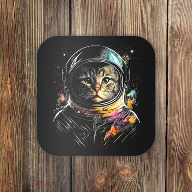 Cosmic Cat Space Astrocat In The Galaxy Graphic Coaster