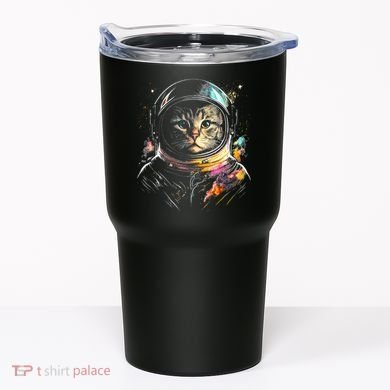 Cosmic Cat Space Astrocat In The Galaxy Graphic Tumbler
