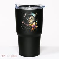Cosmic Cat Space Astrocat In The Galaxy Graphic Tumbler thumb 0